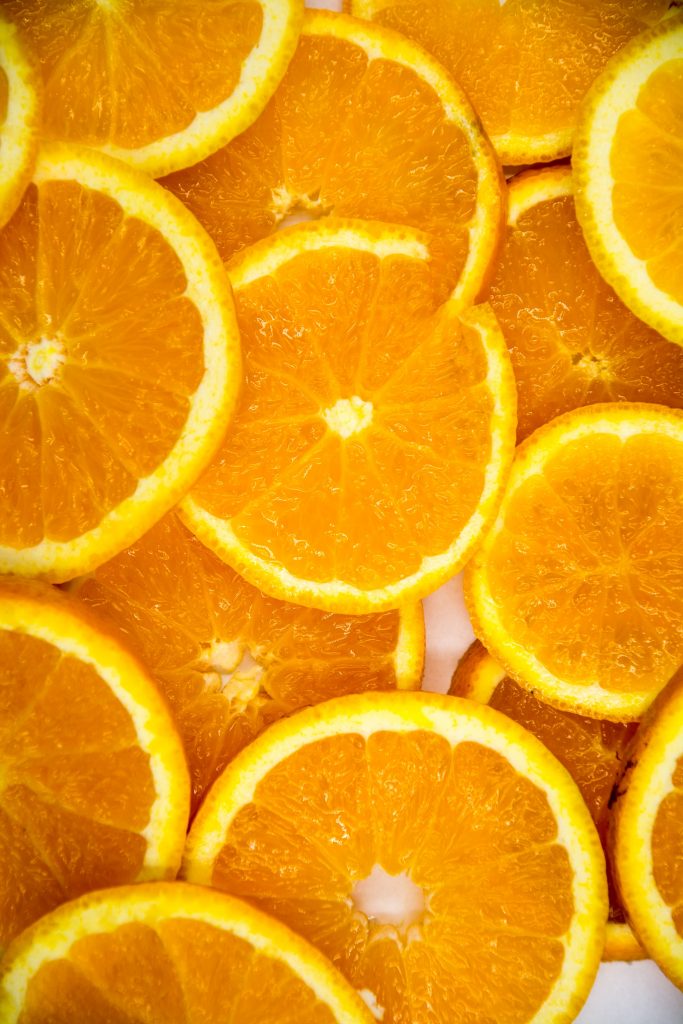 Orange slices.