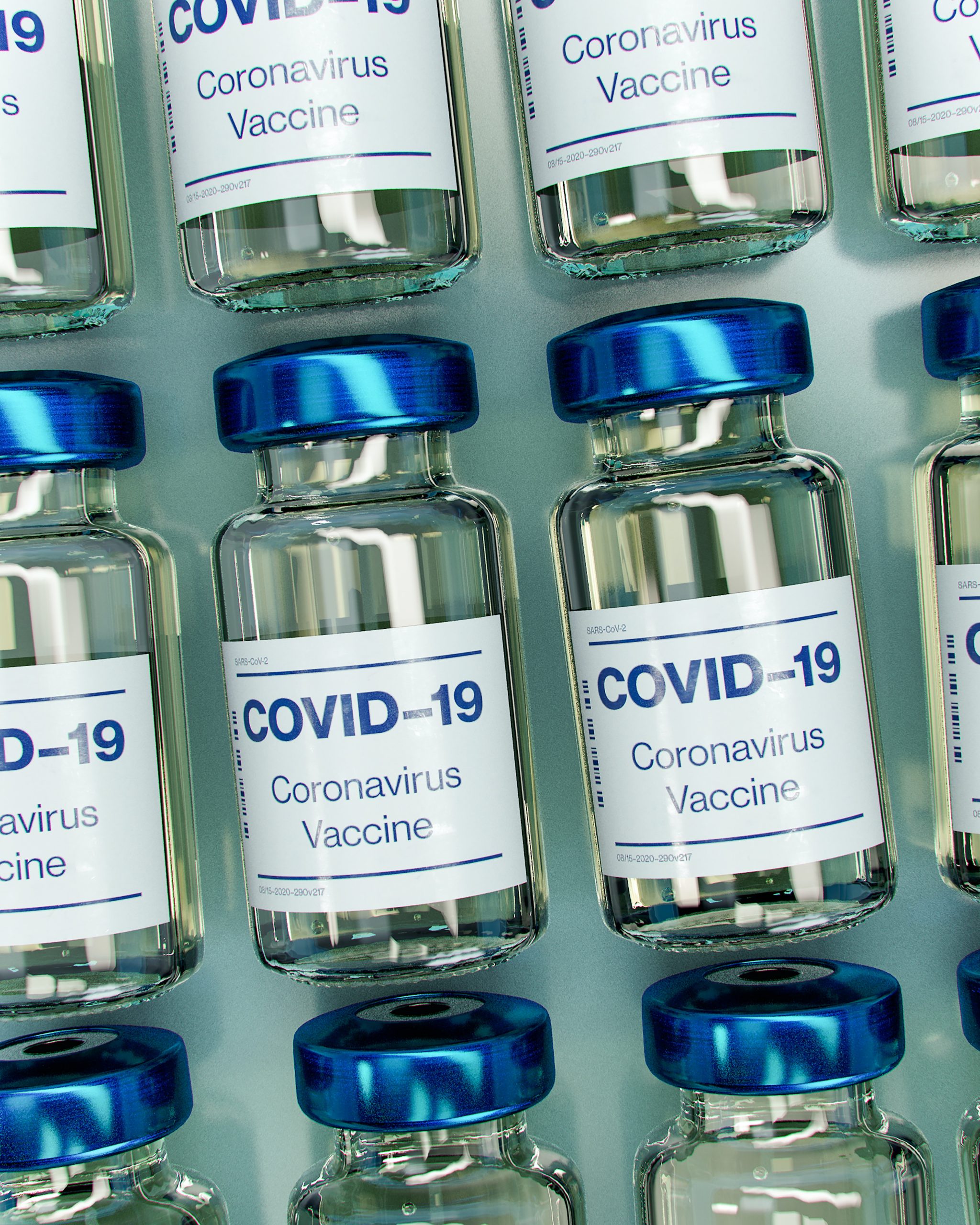 Covid-19 Vaccine Bottle Mockup (does not depict actual vaccine)